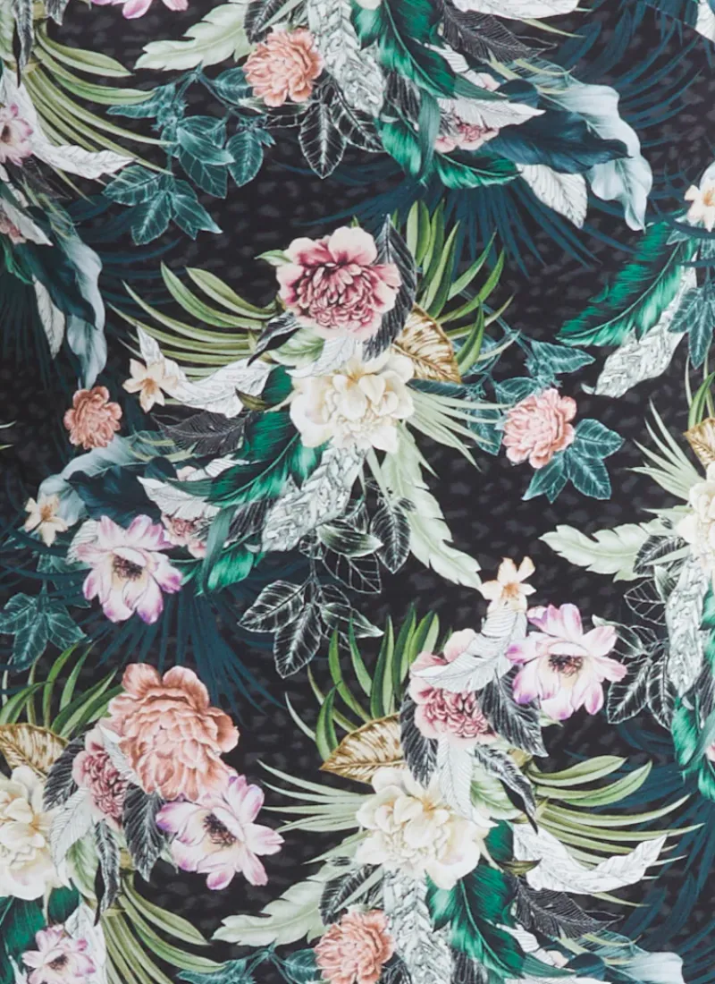 Aqua Blu Rash Guards|Tops^Lyla Rash Guard Lisanthus