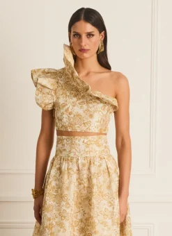 Aqua Blu Tops^Sophia Corset (SAMPLE) Luminary