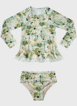 Aqua Blu Shop Juniors (3-7)|Rashies^Long Sleeve Rash Vest Set Madagascar