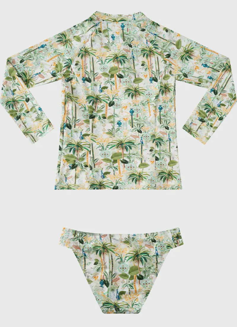 Aqua Blu Shop Juniors (3-7)|Rashies^Long Sleeve Rash Vest Set Madagascar