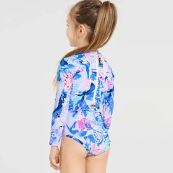 Aqua Blu Shop Juniors (3-7)^Long Sleeve One Piece (SAMPLE) Magnolia