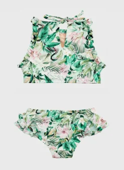 Aqua Blu Shop Juniors (3-7)|Sets^Halter Neck Bikini Set Marabou