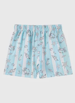 Aqua Blu Boardshorts|Bottoms^Lycra Boardshorts Mariner