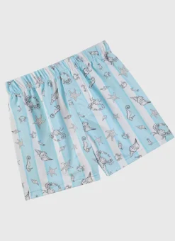 Aqua Blu Boardshorts|Bottoms^Lycra Boardshorts Mariner