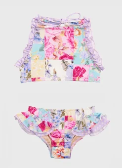 Aqua Blu Shop Juniors (3-7)|Sets^Halter Neck Bikini Set Meadow