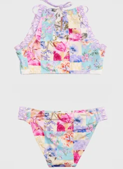 Aqua Blu Shop Teens (8-16)|Sets^Halter Neck Bikini Set Meadow