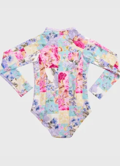 Aqua Blu Shop Teens (8-16)|One Pieces^Long Sleeve One Piece Meadow