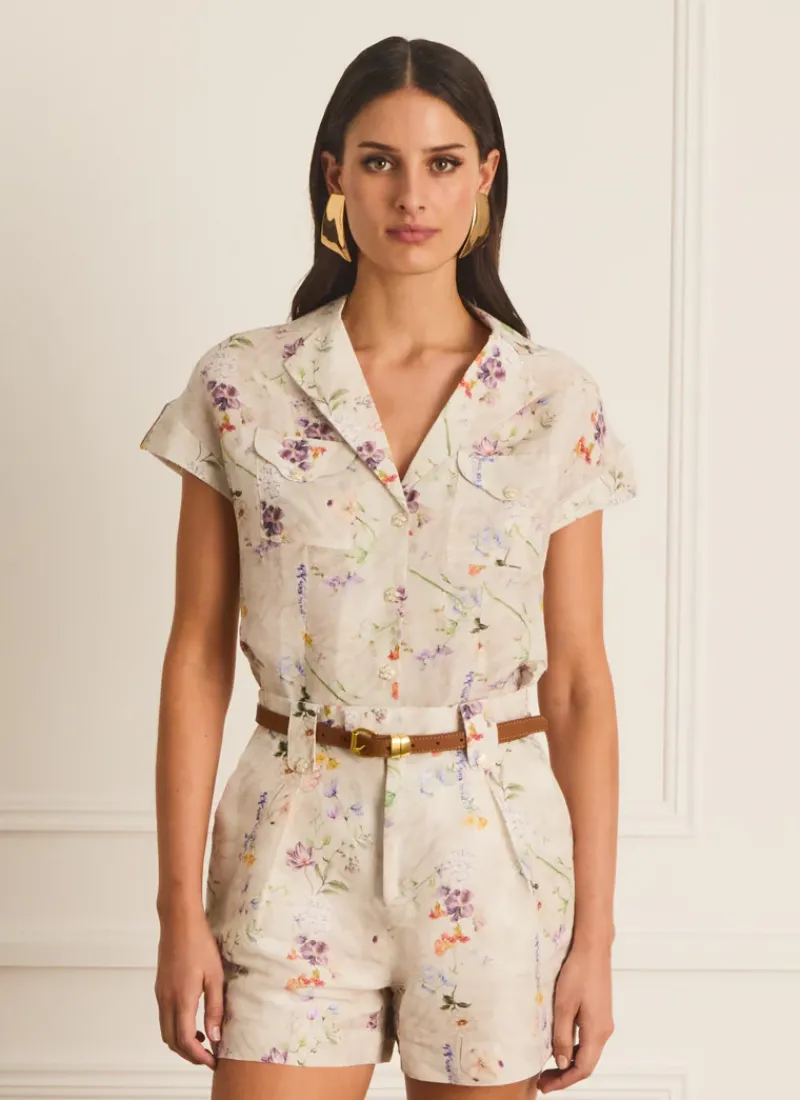 Aqua Blu Tops^Christine Shirt Moonflower