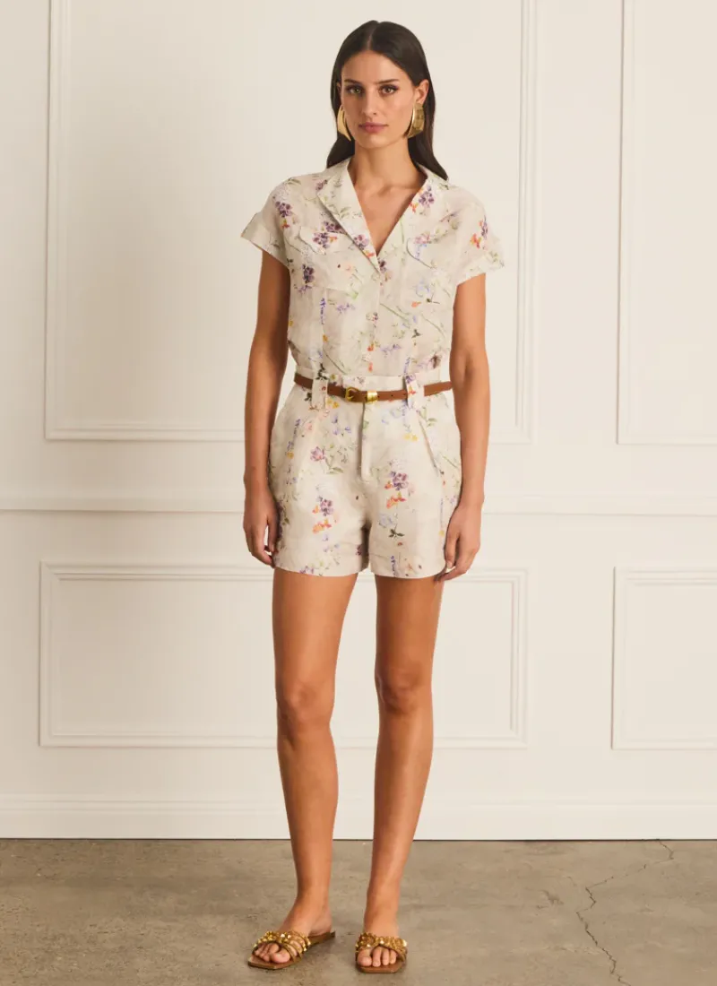 Aqua Blu Tops^Christine Shirt Moonflower