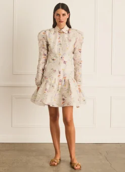 Aqua Blu Dresses^Nina Mini Dress moonflower