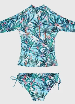 Aqua Blu Shop Teens (8-16)|Rashies^Long Sleeve Rash Vest Set Muse