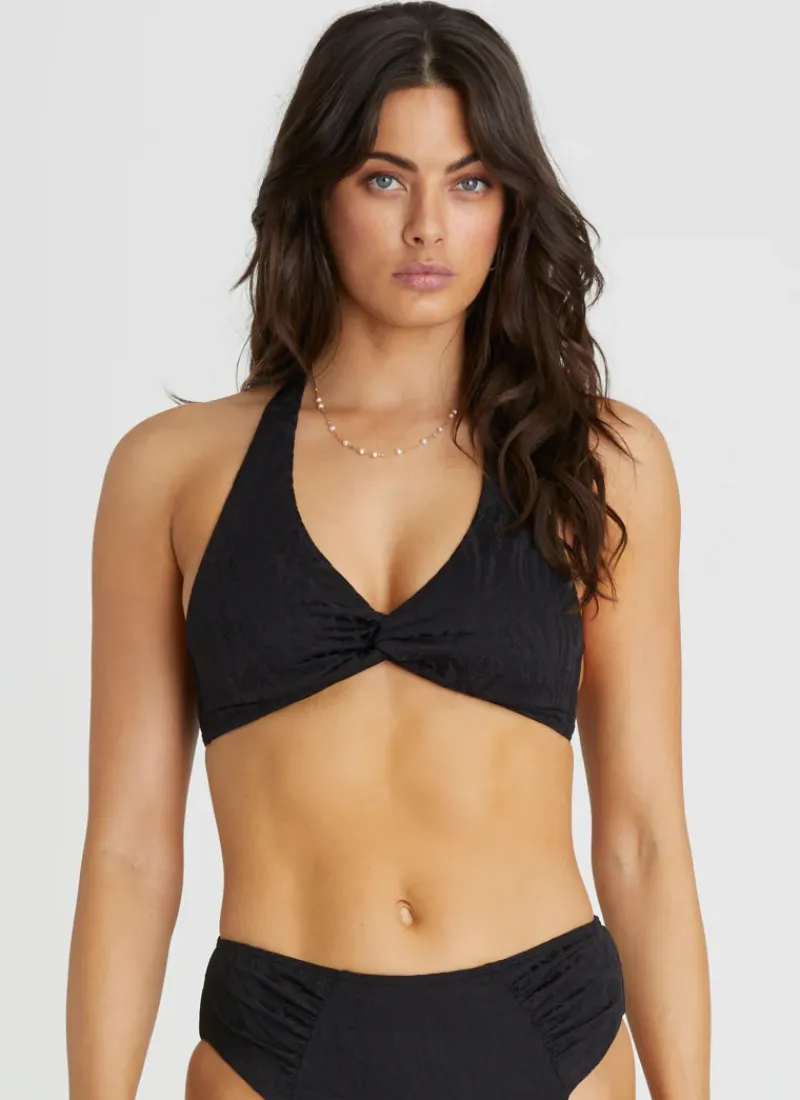 Aqua Blu Tops^Elleni Bikini Top Nero