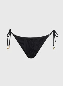 Aqua Blu Bottoms^Felicity Tie Side Pant Nero