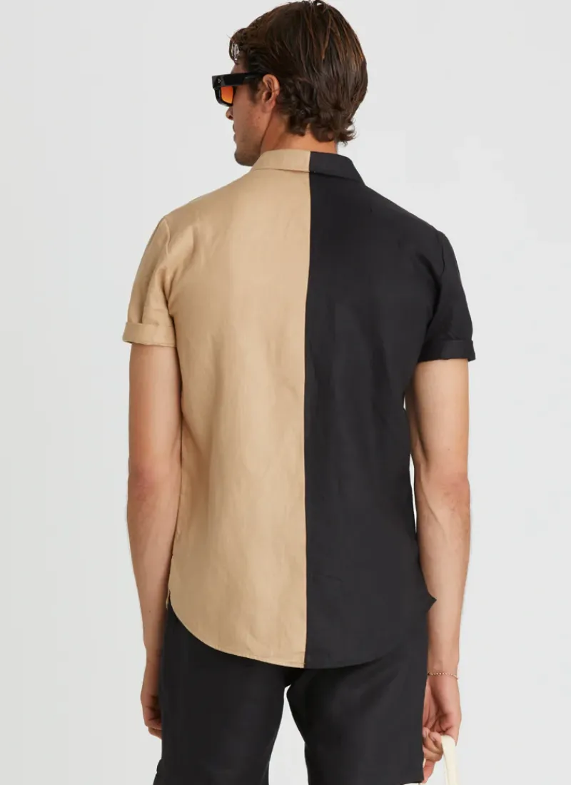 Aqua Blu Tops|Tops^Liam Shirt Nero