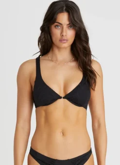 Aqua Blu Tops^Linda Bikini Top Nero