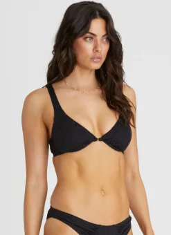 Aqua Blu Tops^Linda Bikini Top Nero