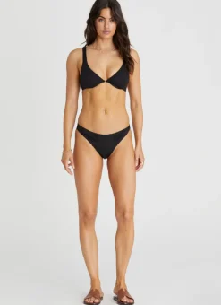 Aqua Blu Bottoms^Mila Cheeky Pant Nero