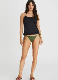 Aqua Blu Singlet Tankini|Tops^Remi Tankini Nero