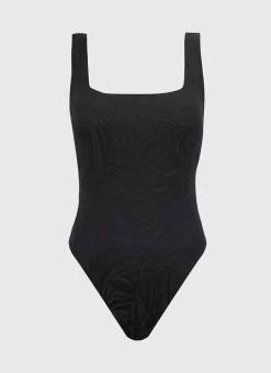 Aqua Blu One Pieces^Vero DD/E Cup One Piece Nero
