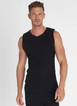 Aqua Blu Tops|Tops^Noir Tank