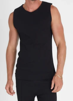 Aqua Blu Tops|Tops^Noir Tank