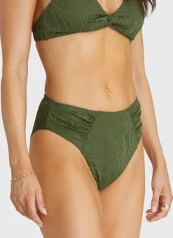 Aqua Blu Bottoms^Penelope High Waist Pant Olive