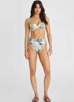 Aqua Blu Bottoms^Emery High Waist Pant Palmilla