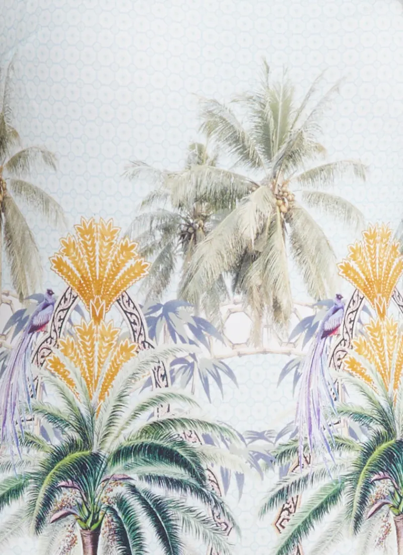 Aqua Blu Bottoms^Felicity Tie Side Pant Palmilla