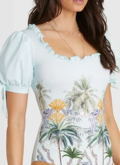 Aqua Blu One Pieces^Joanna One Piece Palmilla