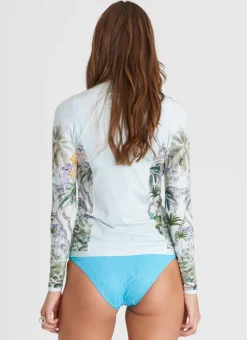 Aqua Blu Rash Guards|Tops^Lyla Rash Guard Palmilla