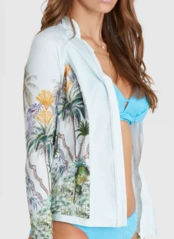 Aqua Blu Rash Guards|Tops^Lyla Rash Guard Palmilla