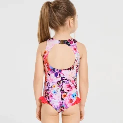 Aqua Blu Shop Juniors (3-7)^Frill One Piece (SAMPLE) Peony