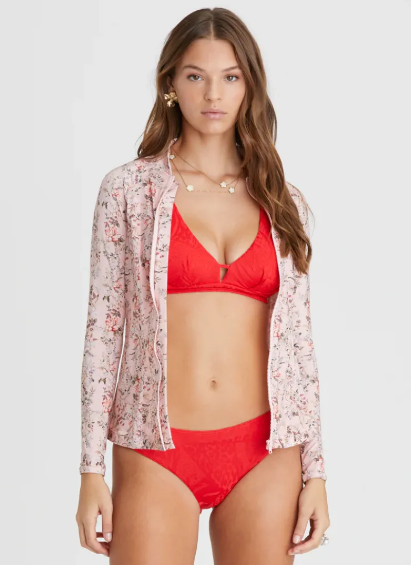 Aqua Blu Tops|Rash Guards^Lyla Rash Guard Periwinkle