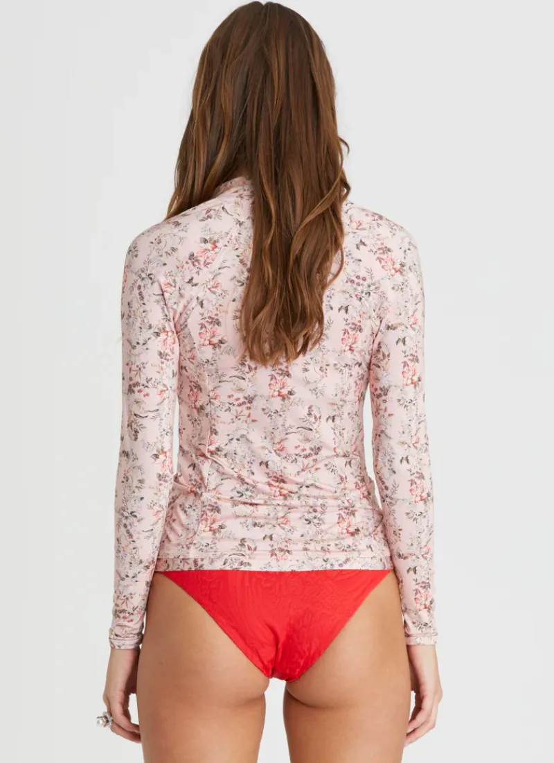 Aqua Blu Tops|Rash Guards^Lyla Rash Guard Periwinkle