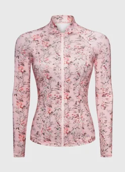 Aqua Blu Tops|Rash Guards^Lyla Rash Guard Periwinkle