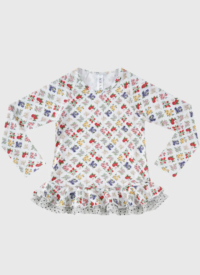 Aqua Blu Shop Juniors (3-7)|Rashies^Long Sleeve Rash Vest (SAMPLE) Petit Four