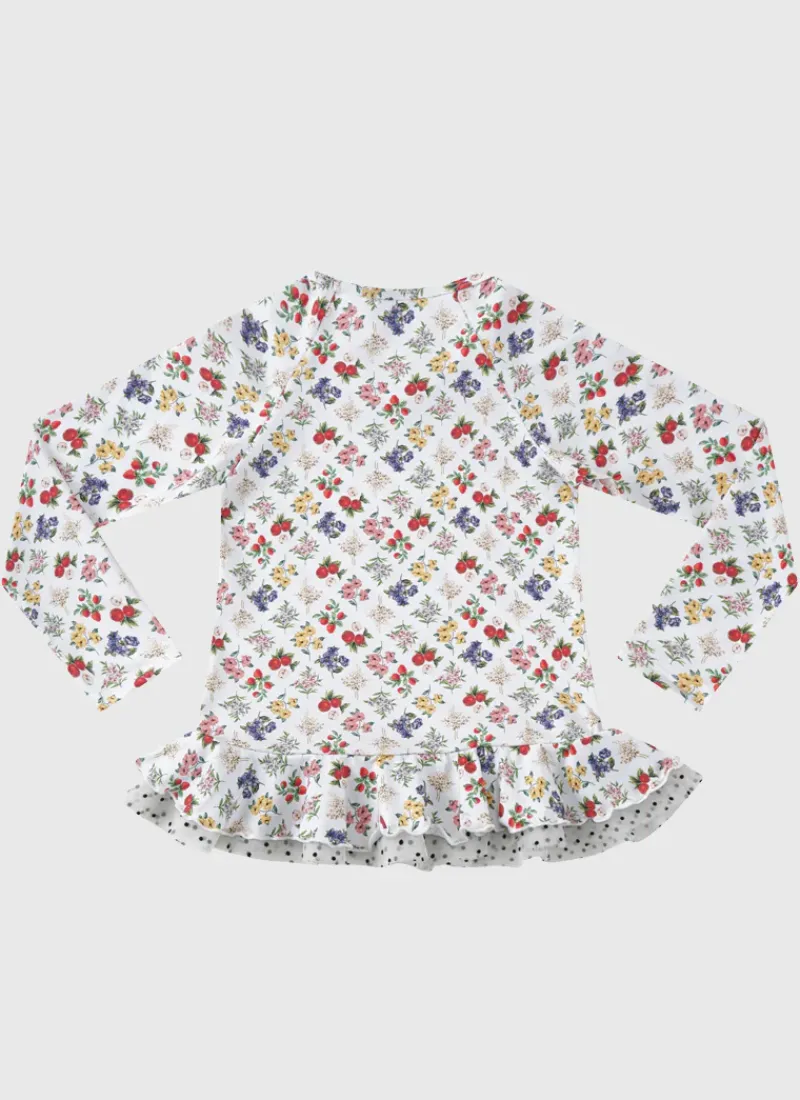 Aqua Blu Shop Juniors (3-7)|Rashies^Long Sleeve Rash Vest (SAMPLE) Petit Four