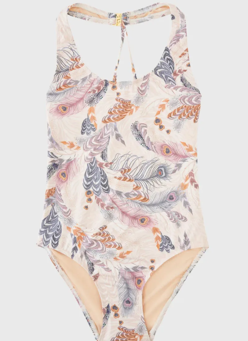 Aqua Blu Shop Teens (8-16)|One Pieces^Cross Back One Piece Plumeria