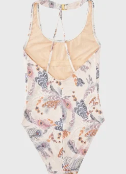 Aqua Blu Shop Teens (8-16)|One Pieces^Cross Back One Piece Plumeria