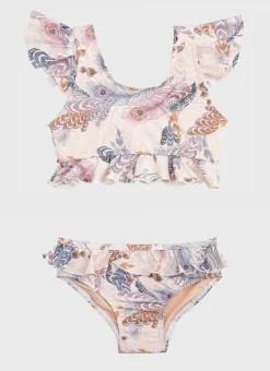 Aqua Blu Shop Juniors (3-7)|Sets^Frill Bikini Set Plumeria