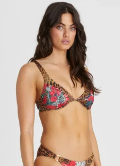 Aqua Blu Tops^Linda Bikini Top Poppy