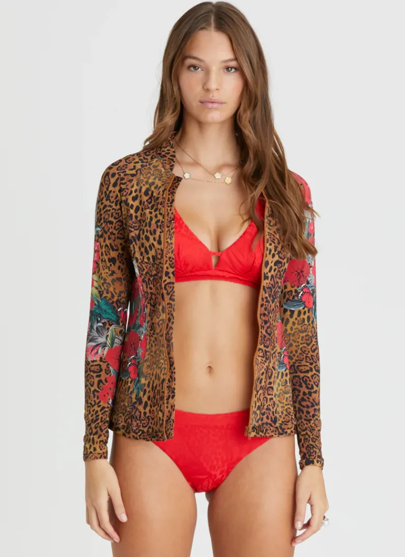 Aqua Blu Rash Guards|Tops^Lyla Rash Guard Poppy