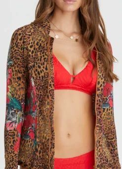 Aqua Blu Rash Guards|Tops^Lyla Rash Guard Poppy