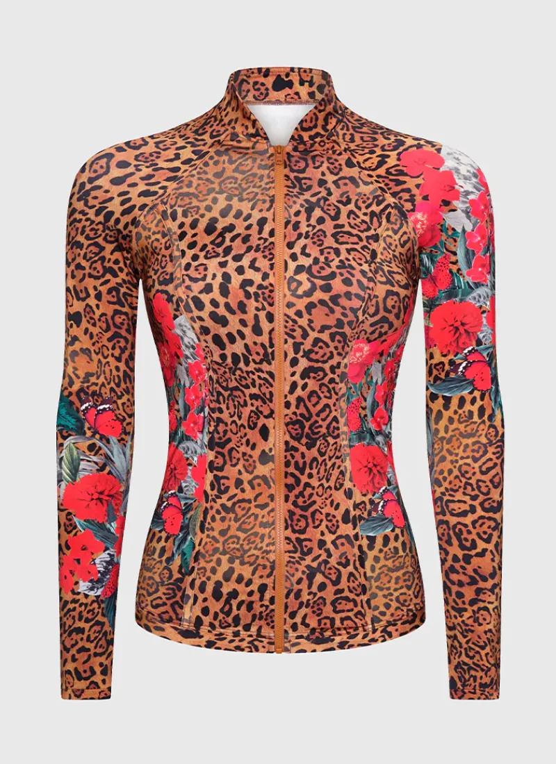 Aqua Blu Rash Guards|Tops^Lyla Rash Guard Poppy