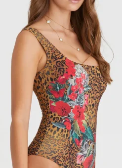 Aqua Blu One Pieces^Vero DD/E Cup One Piece Poppy