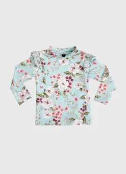 Aqua Blu Rashies|Shop Infants (00-2)^Long Sleeve Rash Vest Primrose