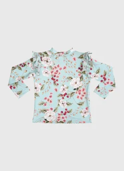 Aqua Blu Rashies|Shop Infants (00-2)^Long Sleeve Rash Vest Primrose