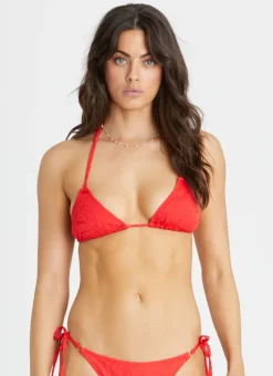 Aqua Blu Tops^Aurora Triangle Rossa