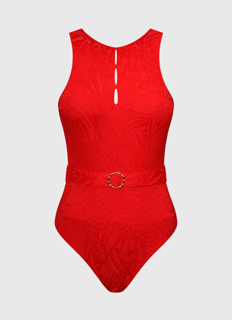 Aqua Blu One Pieces^Prudence One Piece Rossa