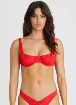 Aqua Blu Tops^Zara Balconette Rossa